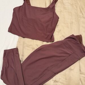 Old Navy Women's Mauve Leggings Set